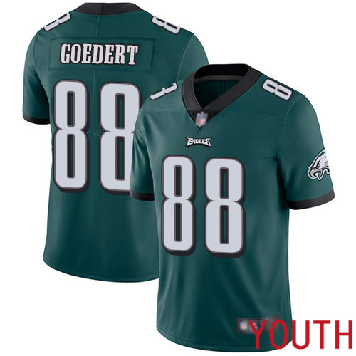 Youth Philadelphia Eagles #88 Dallas Goedert Midnight Green Team Color Vapor Untouchable NFL Jersey Limited->youth nfl jersey->Youth Jersey